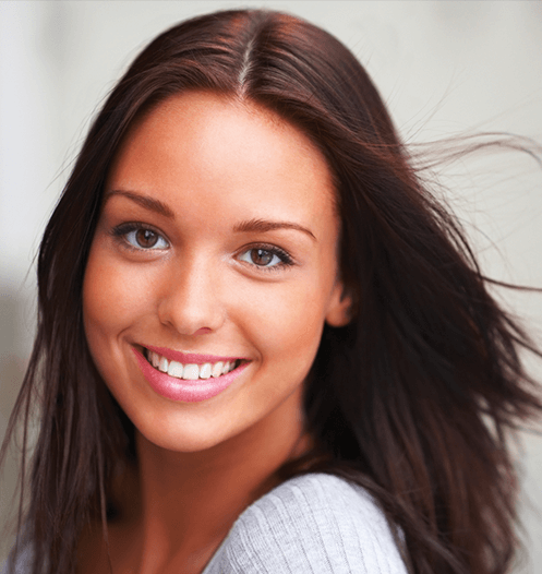 woman smiling